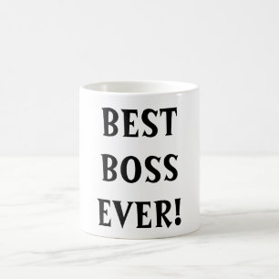 Café Taza de "mejor Boss nunca"