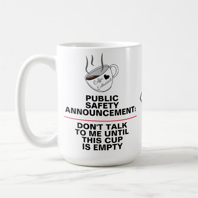 Café Taza de Meme y broma de cafeína | Regalo divertido (Izquierda)