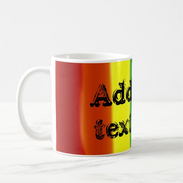 Café Taza de mezcla de arcoíris (Izquierda)