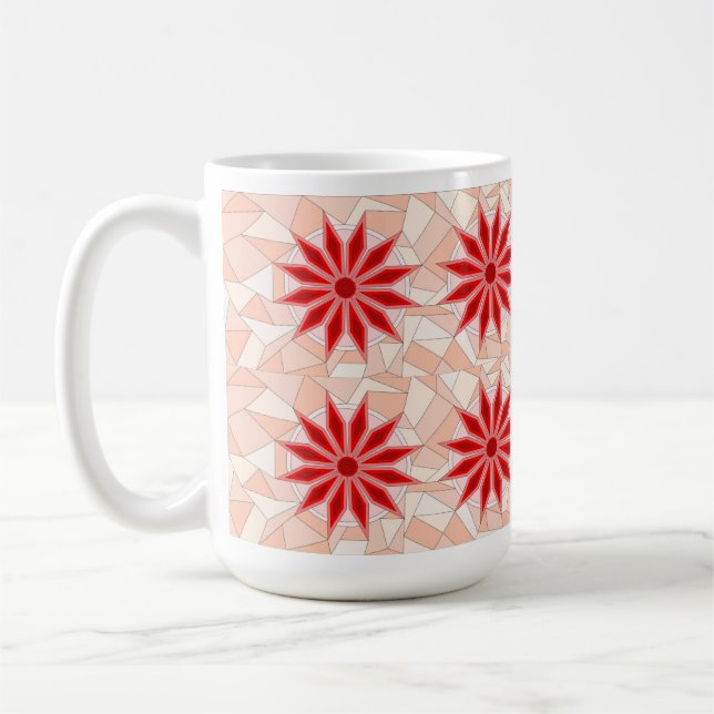CAFÉ TAZA DE MEZCLA ROJA Y ROSA CUMPLEAÑOS (Izquierda)