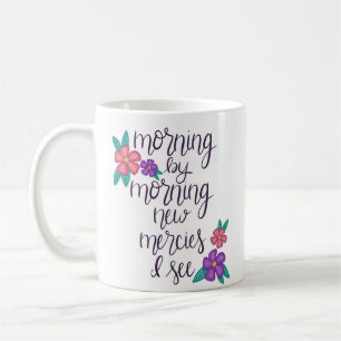 Café Taza de misericordias nuevas por la mañana