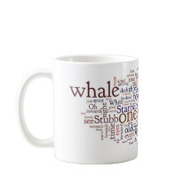 Taza de Moby Dick - capítulos pasados en azules y