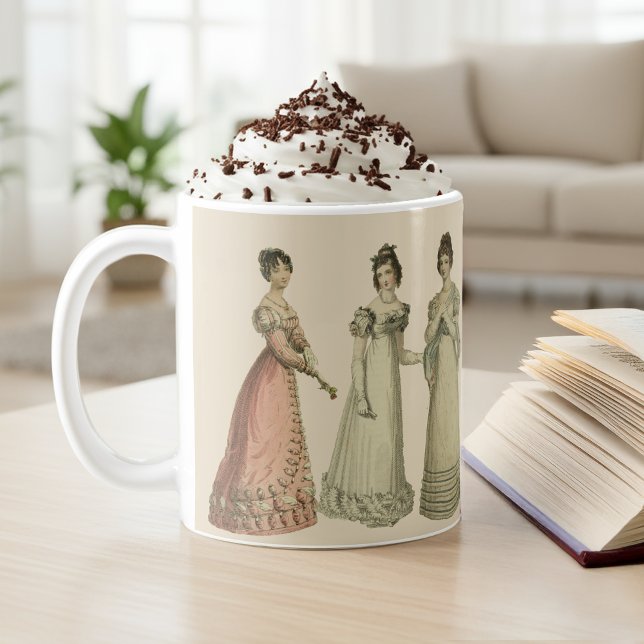 Café Taza de moda Regencia para fans de Jane Austen (Subido por el creador)