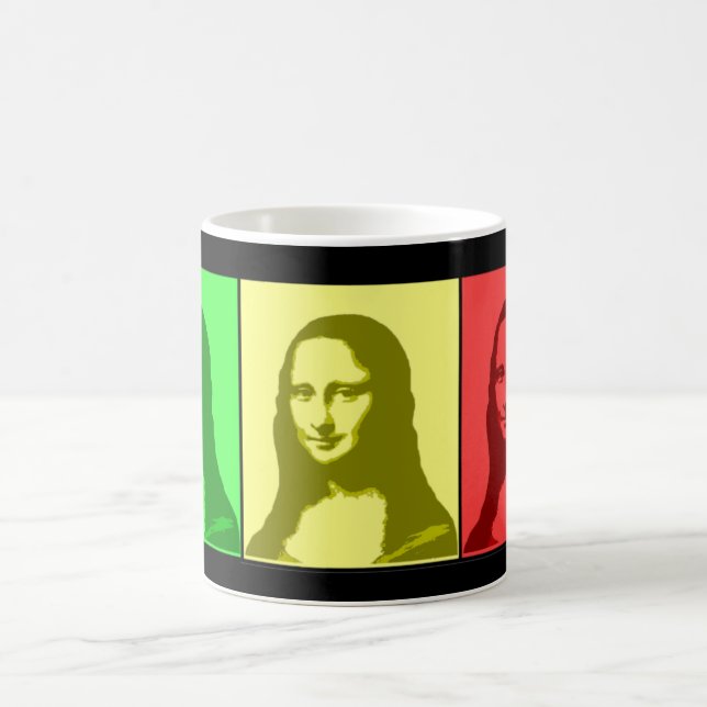 Café taza de Mona Lisa del rasta (Centro)