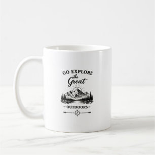 Café Taza De Montaña Explora Los Grandes Al Aire Libre