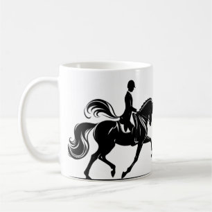 Café Taza de montar a caballo de dressage