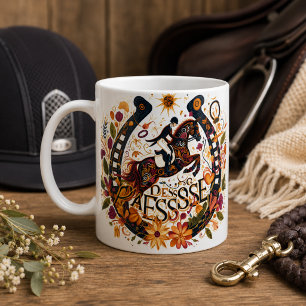 Café Taza de montar a caballo de dressage