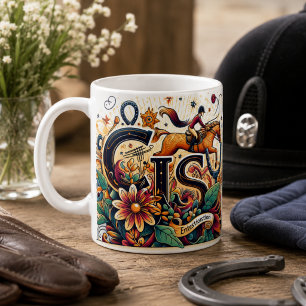 Café Taza de montar a caballo de dressage
