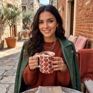 Café Taza de Morfo de Color de Beso Dulce