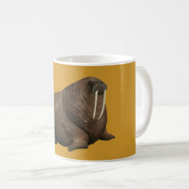 Café Taza de morsa amarilla
