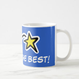 Café Taza de motivación con la estrella el   usted es
