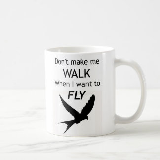 Café Taza de motivación de ADHD - quiero VOLAR