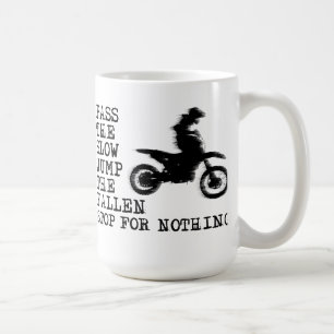 Café Taza de Moto Cross de Moto de Tierra Sin Parar Por