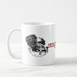 Café Taza de Moto del vintage de DIY