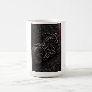 Café Taza de Motocicleta Personalizada Black Inferno Mo