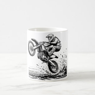 Café taza de motocross
