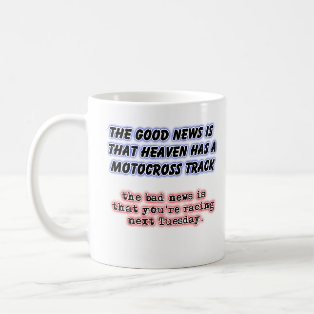 Café Taza de Motocross de Bicicleta de Tierra Cielo Not (Izquierda)