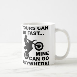 Café Taza de Motocross de Moto de Tierra Rápido Versus