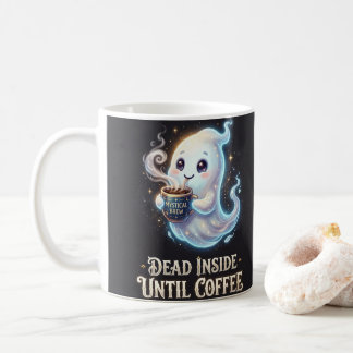 Café Taza de muerto por dentro con infusión mística