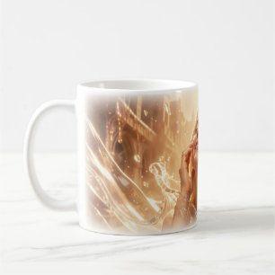 Café Taza de mujer de luz líquida Bliss Golden Glow