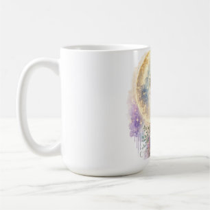 Café Taza de mujer floral etérea colibrí