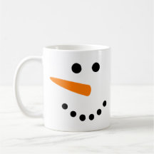 Taza de muñeco de nieve