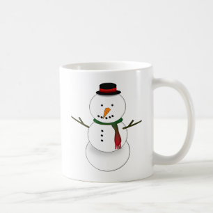 Café Taza de muñeco de nieve