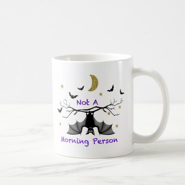 Café Taza de murciélago de Halloween (Derecha)