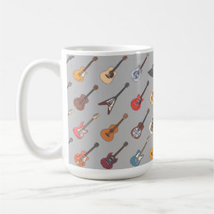 Café Taza de música de guitarras