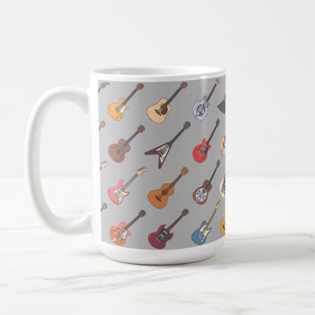 Café Taza de música de guitarras (Izquierda)