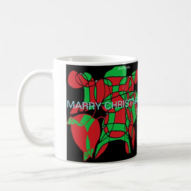 Café taza de navidad (Izquierda)