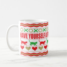 Café Taza de Navidad 11 oz. "Taza de gato Navidad Pelud