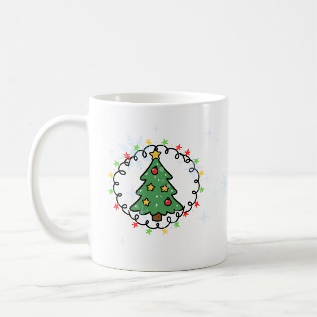 Café Taza de Navidad acogedora (Izquierda)