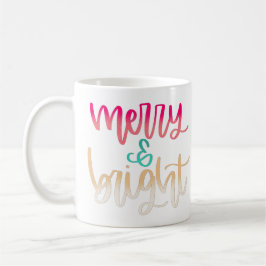 Café Taza de Navidad Alegre y Brillante