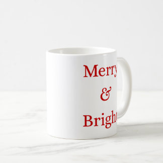 Café Taza de Navidad Alegre y Brillante