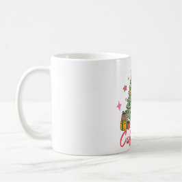 Café Taza de Navidad Alegre y Cafeinada