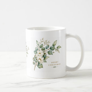 Café Taza de Navidad de Eucalipto Botánico Elegante