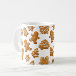 Café Taza de Navidad de Galletas de Jengibre Lindas