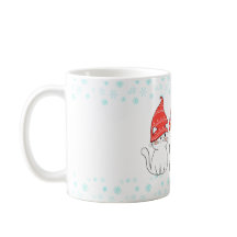 Taza de Navidad de gato Meowy linda 