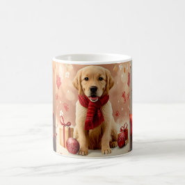 Café Taza de Navidad de Golden Retriever