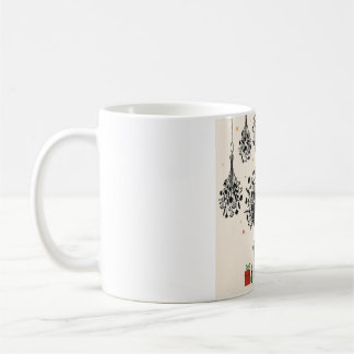 Café Taza de Navidad de la Tienda de Flores Secas