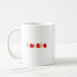 Café Taza de Navidad de nariz roja divertida Ho Ho Ho p