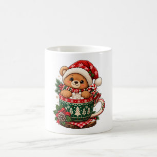 Café Taza de Navidad de Osito Teddy Adorable Taza de Ca