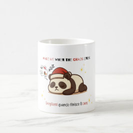 Café Taza de Navidad de Panda Gruñón