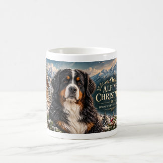 Café Taza de Navidad de Perro de la Montaña de Berna |