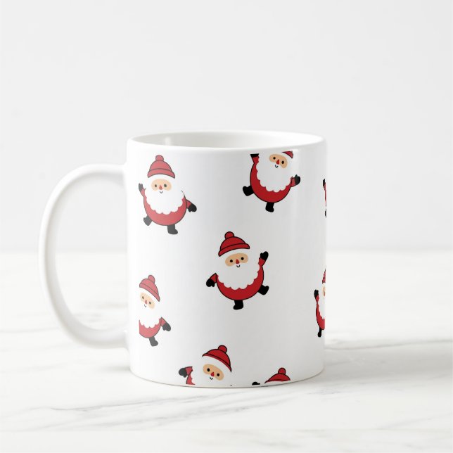 Café Taza de Navidad de Santa adorable (Izquierda)