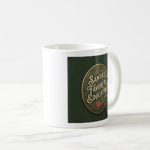 Café Taza de Navidad del Educador Favorito de Santa