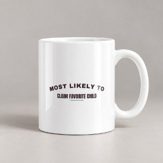 Café Taza de Navidad del Hijo Favorito Más Probable
