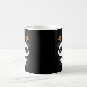 Café Taza de Navidad del Panda Reno