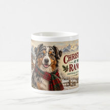 Taza de Navidad del Pastor Australiano | Navidad e